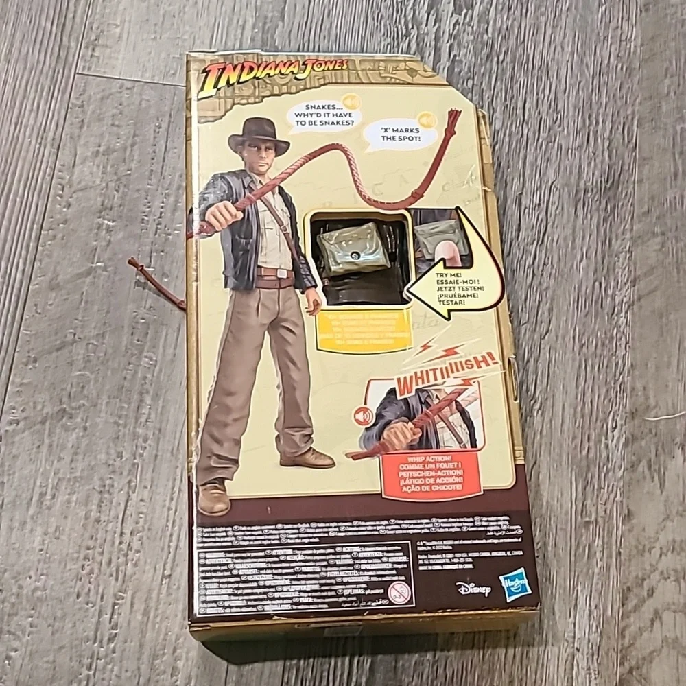 Indiana Jones Action Figure with Whip & Sounds & Phrases